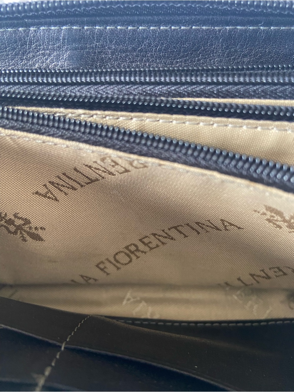 Cuoieria Fiorentina Black Genuine Leather Accessories Wallet - Picture 6 of 11